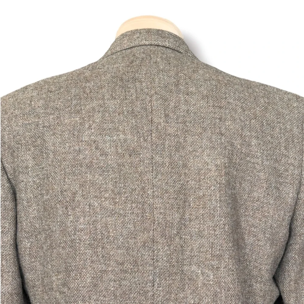 Glenthorne Shetland Wool Blazer Mens Gray Brown Tweed Sport Coat Jacket Heritage